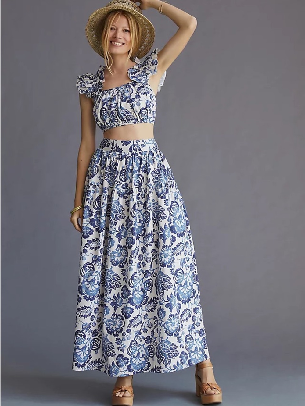 Forever That Girl Remme Ruffle Skirt Set sz S
